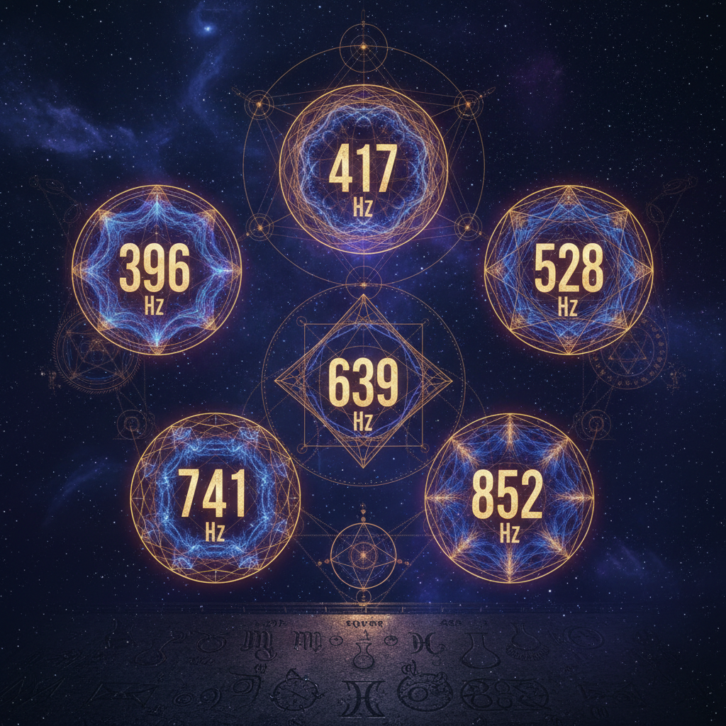 Sound, Mantras & Solfeggio Frequencies — illustration 1